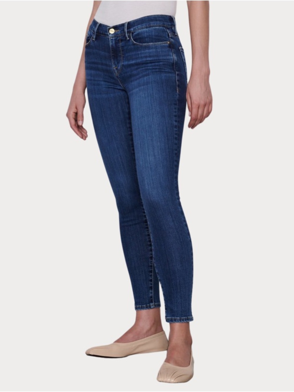 Frame Denim Le Skinny de Jeanne Blue Ankle Jeans Women’s Size 26